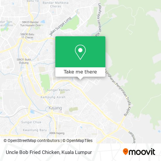 Uncle Bob Fried Chicken map