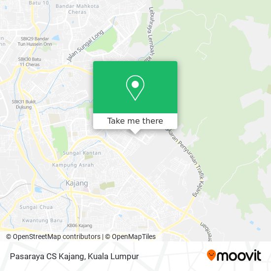 Pasaraya CS Kajang map