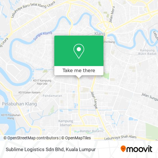 Peta Sublime Logistics Sdn Bhd