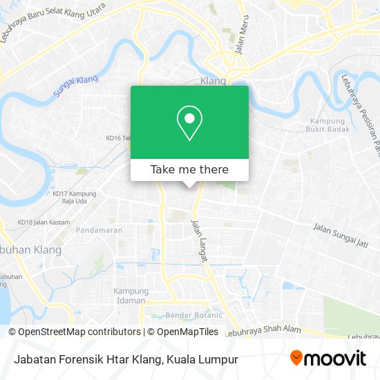 Peta Jabatan Forensik Htar Klang