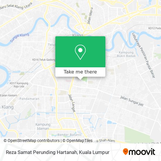 Reza Samat Perunding Hartanah map