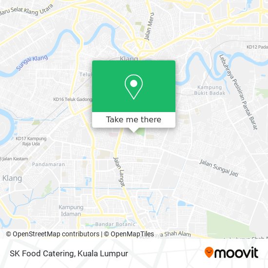 SK Food Catering map