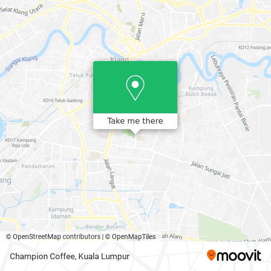 Champion Coffee map
