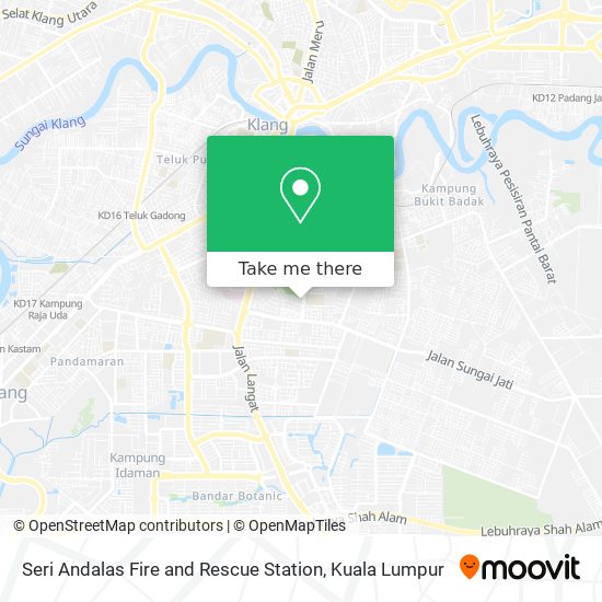 Seri Andalas Fire and Rescue Station map