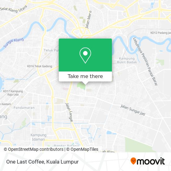 One Last Coffee map