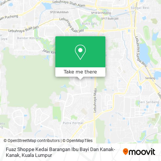 Peta Fuaz Shoppe Kedai Barangan Ibu Bayi Dan Kanak-Kanak