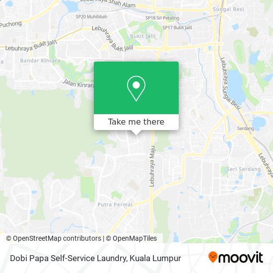 Dobi Papa Self-Service Laundry map