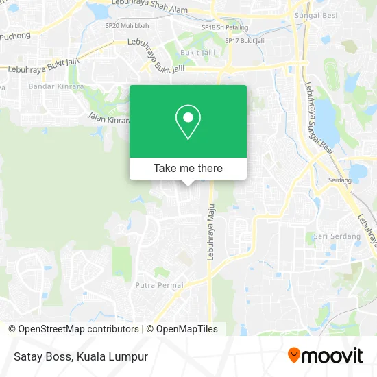 Satay Boss map
