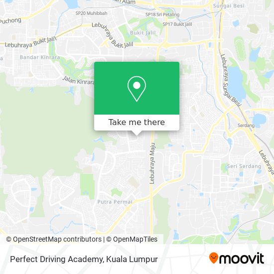 Perfect Driving Academy map