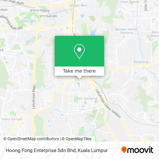Hoong Fong Enterprise Sdn Bhd map