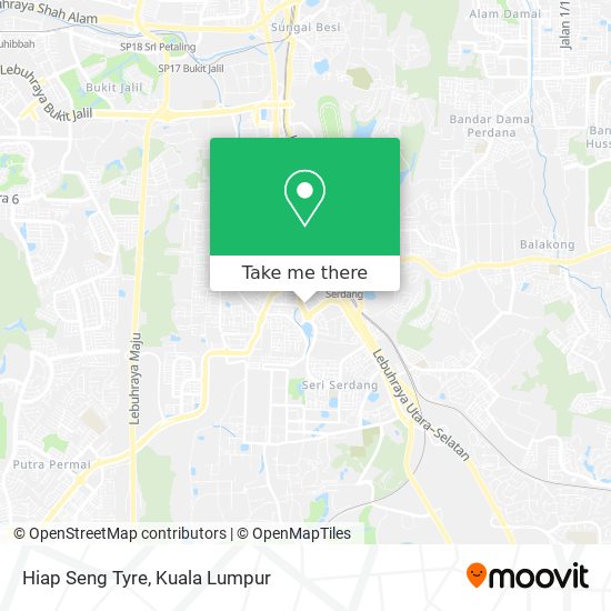 Hiap Seng Tyre map