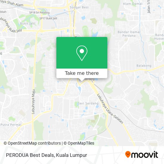 PERODUA Best Deals map