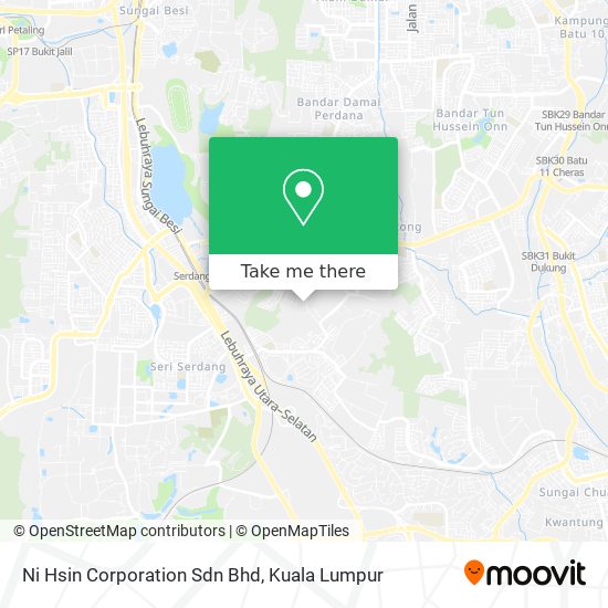 Ni Hsin Corporation Sdn Bhd map