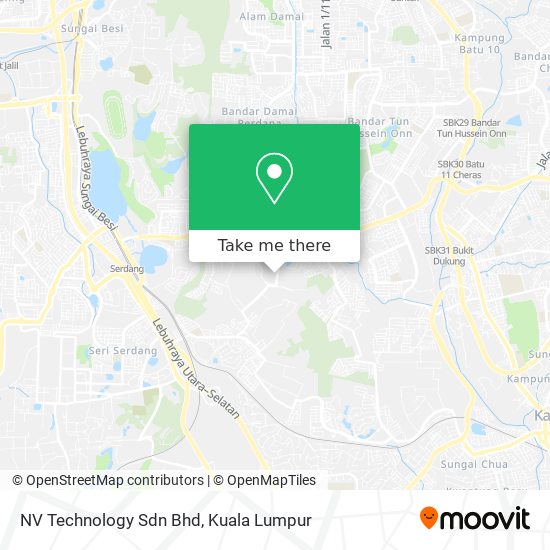 NV Technology Sdn Bhd map