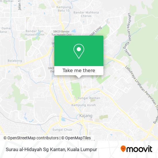Peta Surau al-Hidayah Sg Kantan