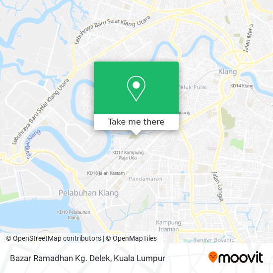 Peta Bazar Ramadhan Kg. Delek