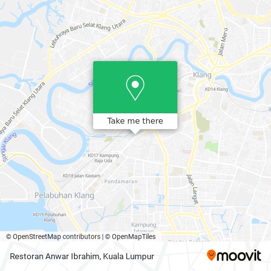 Restoran Anwar Ibrahim map