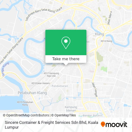 Sincere Container & Freight Services Sdn Bhd map