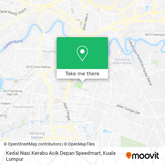 Kedai Nasi Kerabu Acik Depan Speedmart map