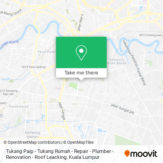 Tukang Paip - Tukang Rumah - Repair - Plumber - Renovation - Roof Leacking map