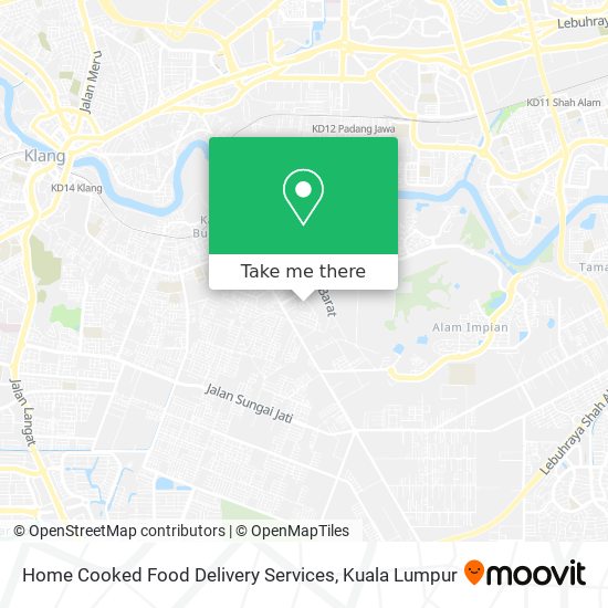 Home Cooked Food Delivery Services map
