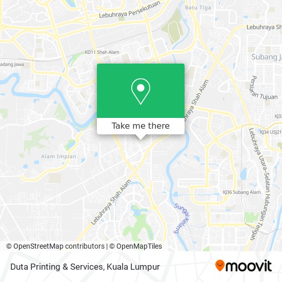 Duta Printing & Services map