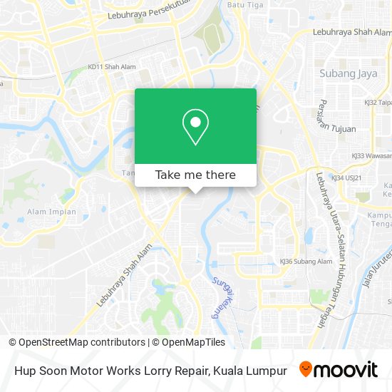 Hup Soon Motor Works Lorry Repair map