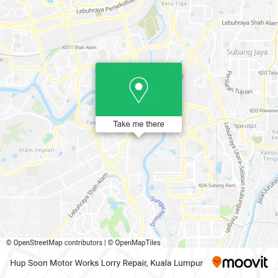 Hup Soon Motor Works Lorry Repair map