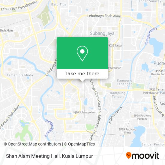 Peta Shah Alam Meeting Hall