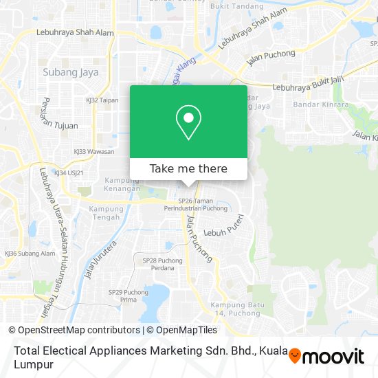 Total Electical Appliances Marketing Sdn. Bhd. map