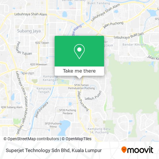 Superjet Technology Sdn Bhd map