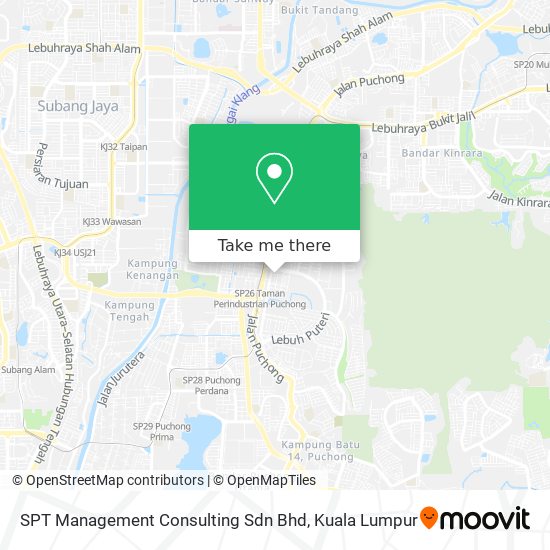 SPT Management Consulting Sdn Bhd map