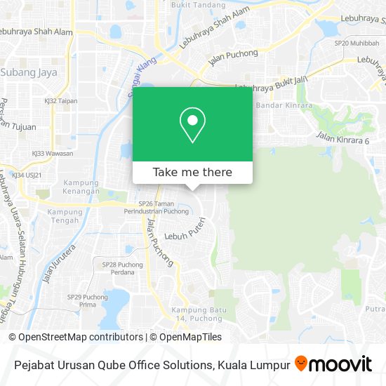 Pejabat Urusan Qube Office Solutions map