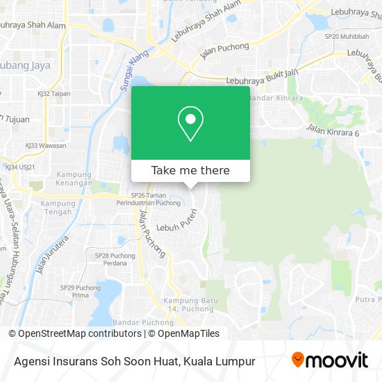 Peta Agensi Insurans Soh Soon Huat