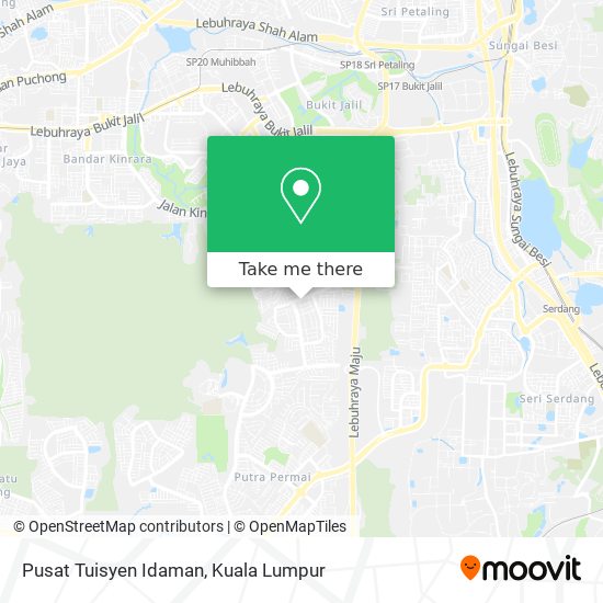 Peta Pusat Tuisyen Idaman
