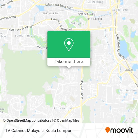 Peta TV Cabinet Malaysia
