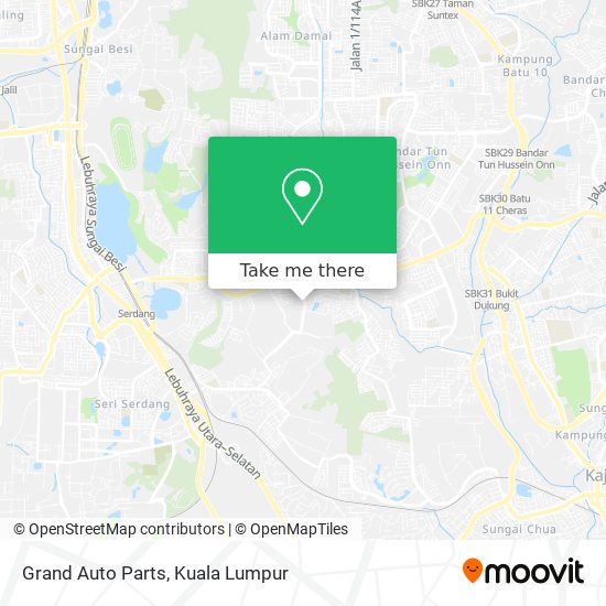 Grand Auto Parts map