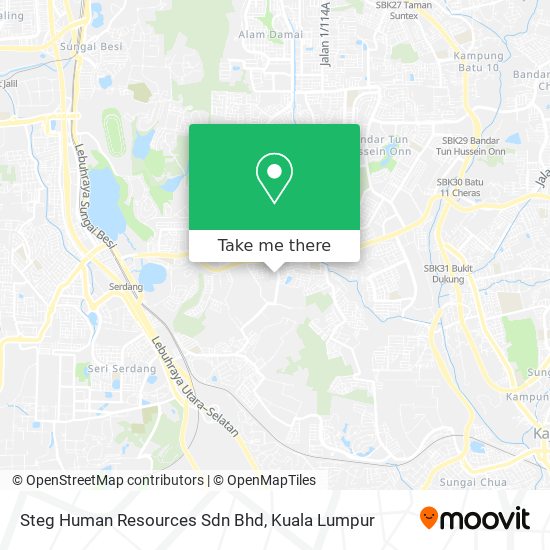 Steg Human Resources Sdn Bhd map