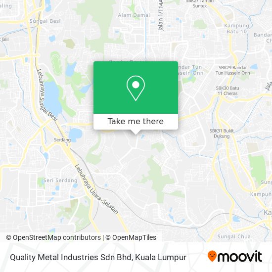 Quality Metal Industries Sdn Bhd map