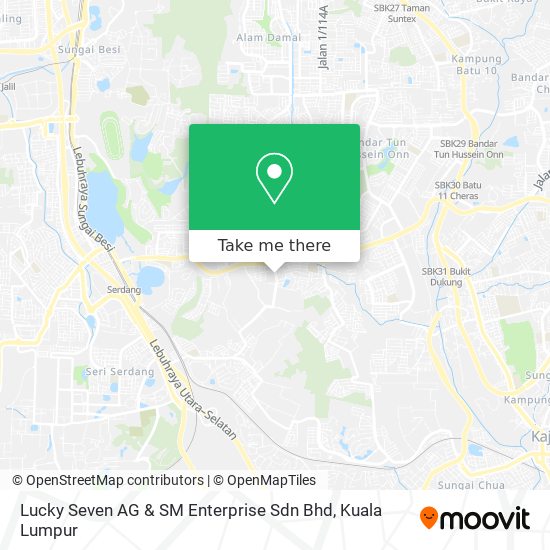 Peta Lucky Seven AG & SM Enterprise Sdn Bhd