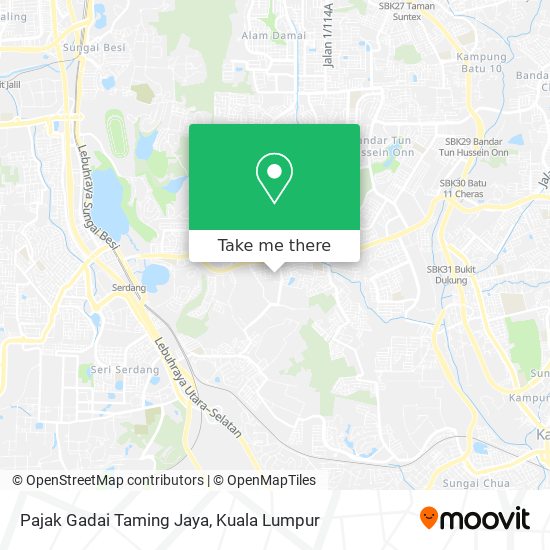 Pajak Gadai Taming Jaya map