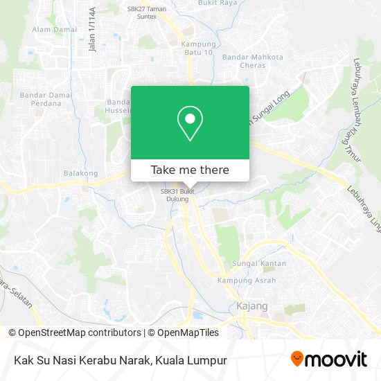 Kak Su Nasi Kerabu Narak map