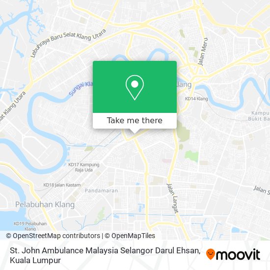 St. John Ambulance Malaysia Selangor Darul Ehsan map
