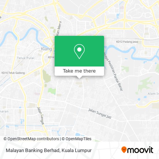 Malayan Banking Berhad map