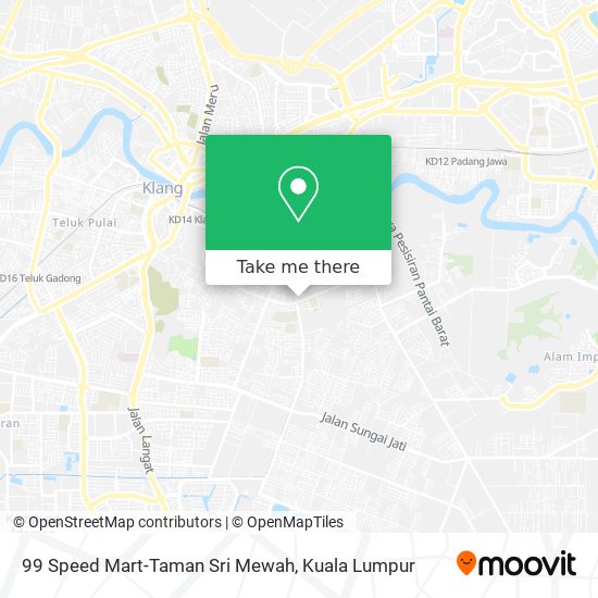 99 Speed Mart-Taman Sri Mewah map