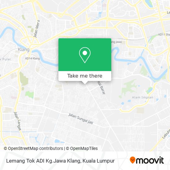 Lemang Tok ADI Kg.Jawa Klang map