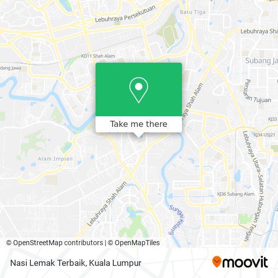 Peta Nasi Lemak Terbaik