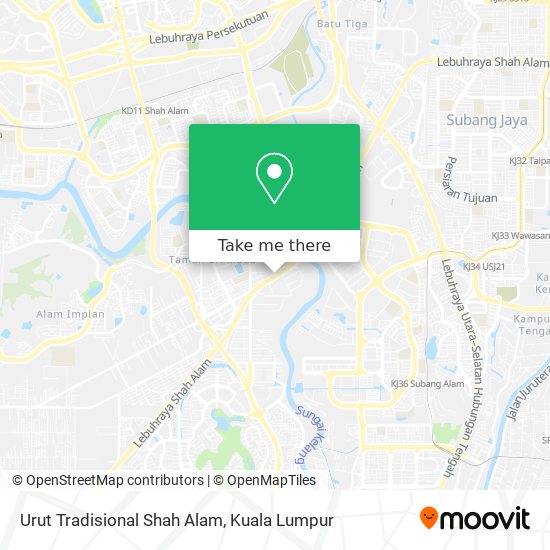 Urut Tradisional Shah Alam map