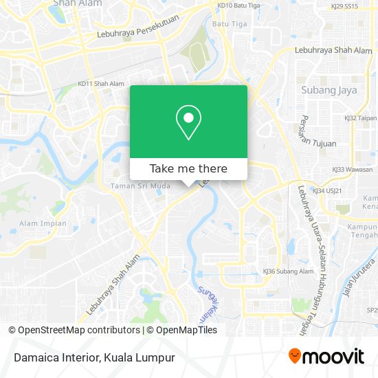 Damaica Interior map