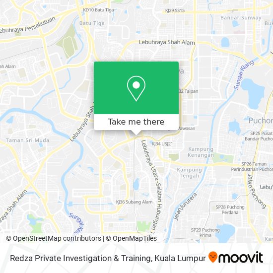 Redza Private Investigation & Training map